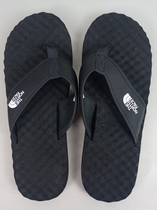 The North Face Mens 12 Black Lightweight Tri-lug Outsole Base Camp Flip Flops II Men main image 3